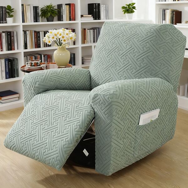 Skin-Friendly Breathable Stretchy Sofa Cover - Universal Fit For Recliner, Single Lazy Sofa, Beauty Salon & Cinema Chair